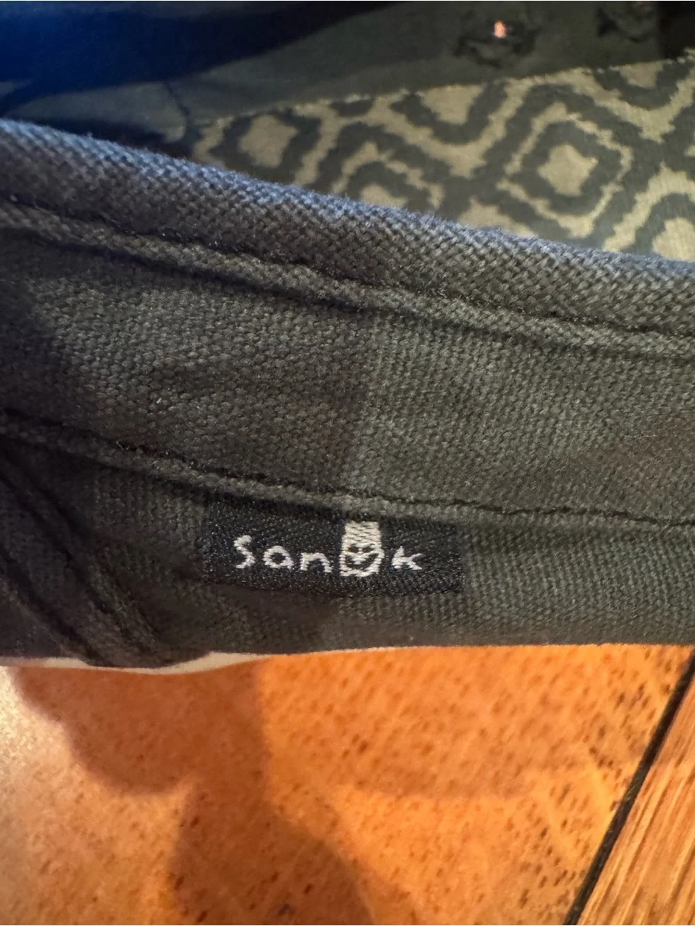 Sanuk Women's Pair O Dice Slip-On Canvas Sneakers Washed Black Size 9